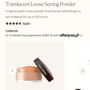 LAURA MERCIER Translucent Loose Setting Powder - Medium Deep